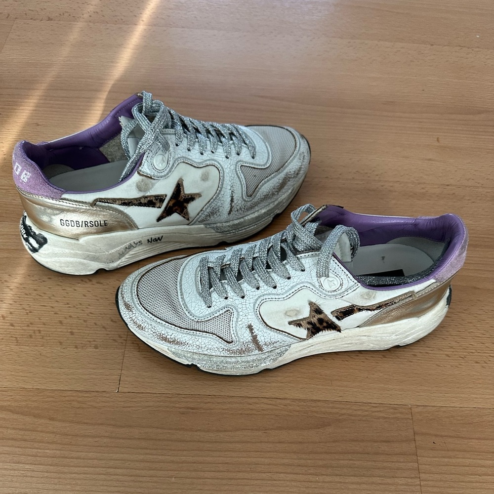 Goldem goose running sneakers size 38.